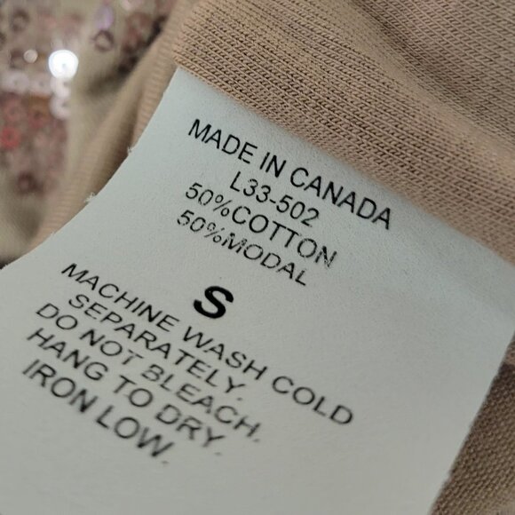 Sexy Strapless Light Taupe Glitter Dress  Size S - Picture 6 of 12